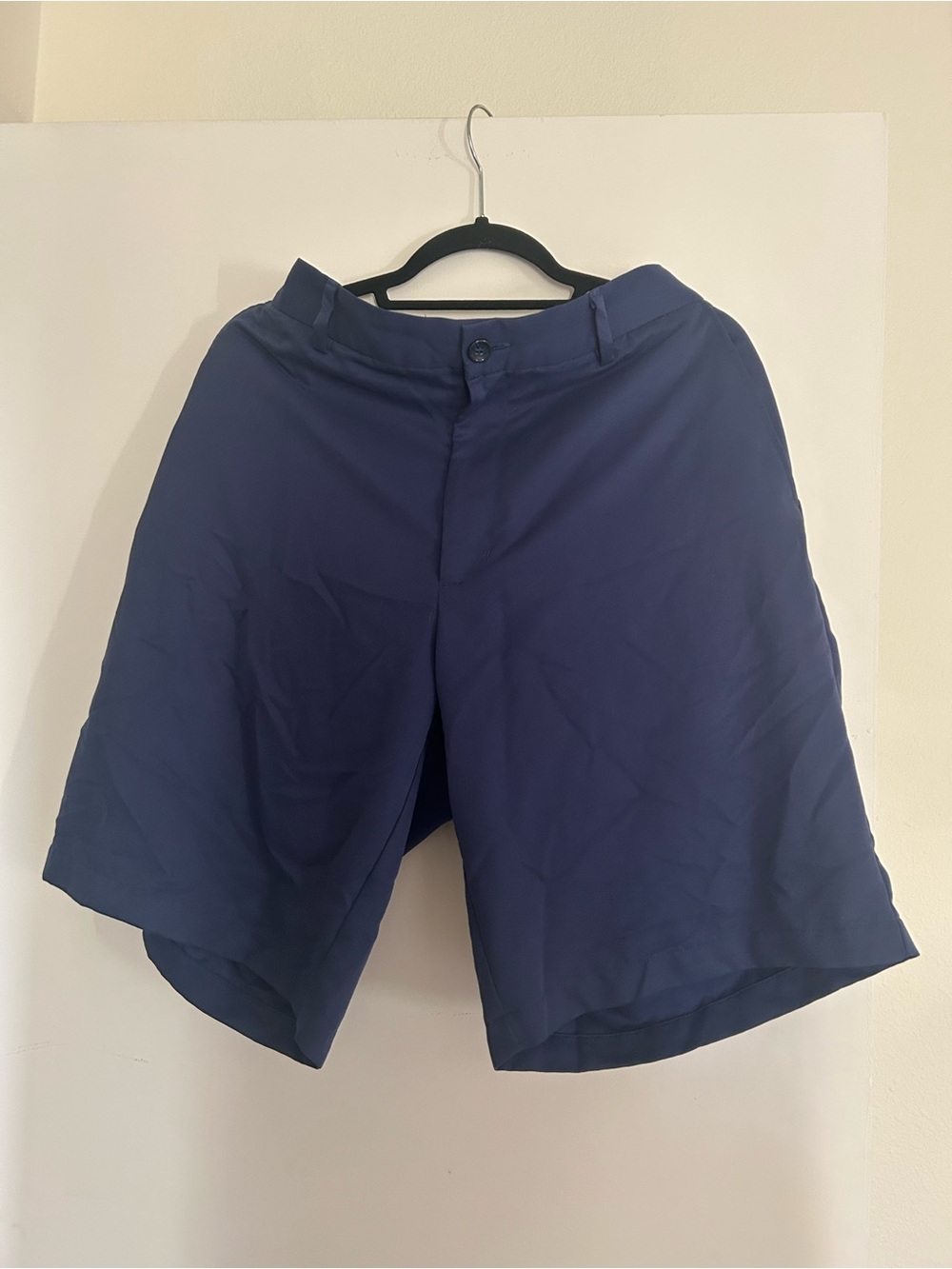 Greg Norman Collection Navy Flat-Front Performance Shorts